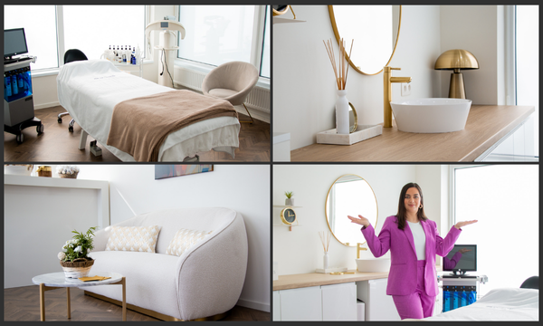 Het team van Diodella Laser & Skin Clinic en het interieur van de kliniek